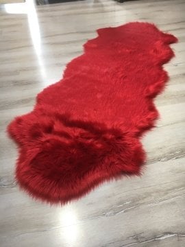 Doğuş Peluş Halı APost Kırmızı 75x200cm Post Halı Yolluk