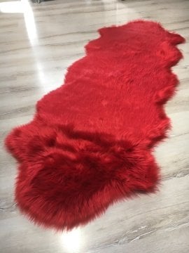 Doğuş Peluş Halı APost Kırmızı 75x200cm Post Halı Yolluk