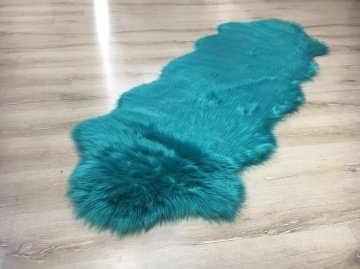 Doğuş Peluş Halı APost Turkuaz 75x200cm Post Halı Yolluk