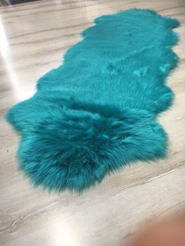 Doğuş Peluş Halı APost Turkuaz 75x200cm Post Halı Yolluk