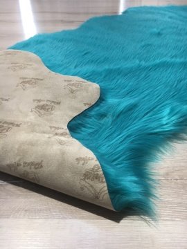 Doğuş Peluş Halı APost Turkuaz 75x200cm Post Halı Yolluk
