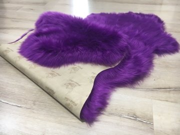 Doğuş Peluş Halı APost Mor 75x200cm Post Halı Yolluk