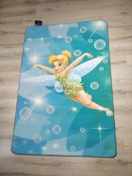 YamalıHome Lisanslı Çocuk Halısı Tinkerbell A1 120x180 cm Yıkanabilir Halı