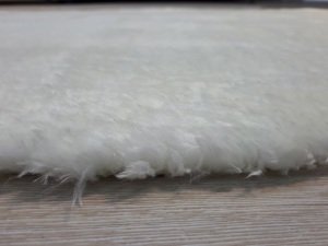 YamalıHome Rakoon Peluş Halı Beyaz Post 90x150 cm Post Halı