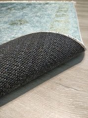 Yamalı Home 162 Mavi-Kuka 110x160 cm Saçaklı Kilim