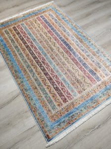 Yamalı Home 037 Renkli-Kuka 110x160 cm Saçaklı Kilim