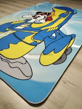 YamalıHome Disneyland Mickey Mouse MCM2 120x180 cm Çocuk Odası Halısı