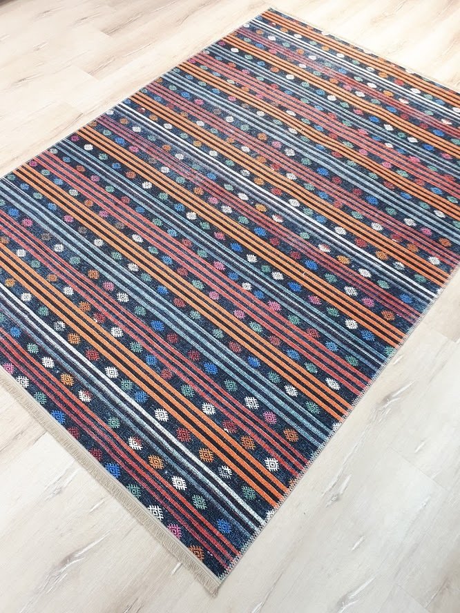 Yamalı Home Allegro 9057 Renkli Kilim 160x230cm