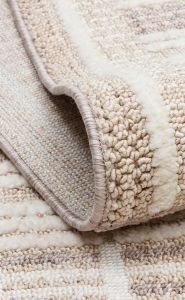 Eko Halı JOY 04 BEIGE GREY Hav Toz Vermeyen Yumuşak Dokulu Modern Makine Halısı