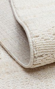 Eko Halı JOY 03 WHITE Hav Toz Vermeyen Yumuşak dokulu Modern Makine Halısı