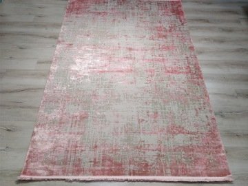 Eko Halı Cordoba DB01Pudra Pembe İpekli İnce Salon Halısı 160x230cm