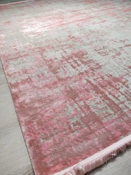 Eko Halı Cordoba DB01Pudra Pembe İpekli İnce Salon Halısı 160x230cm