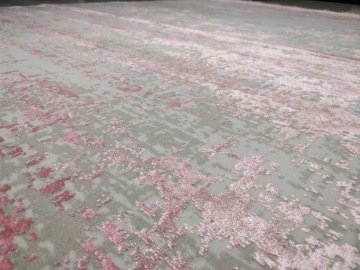 Eko Halı Cordoba DB01Pudra Pembe İpekli İnce Salon Halısı 160x230cm