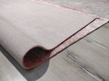 Eko Halı Cordoba DB01Pudra Pembe İpekli İnce Salon Halısı 160x230cm