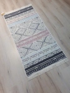 Eko Halı Arya Kilim AR04 Pembe Aqua Çift Taraflı Kilim 80x150 cm