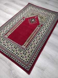 Halı Sarayı Namazlık Seccade 10559KPS Kırmızı Halı Seccade 65x115 cm