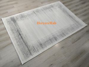 Eko Halı Lagos XW LGS08 Krem Gri Salon Halısı 200x290 cm