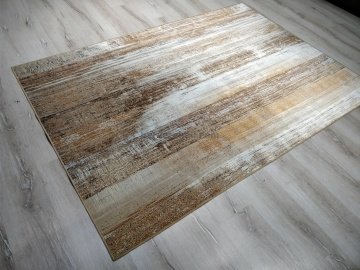 Doğuş Halı Milano DM3500 Kahve Parke 140X200 cm Kaymaz Halı