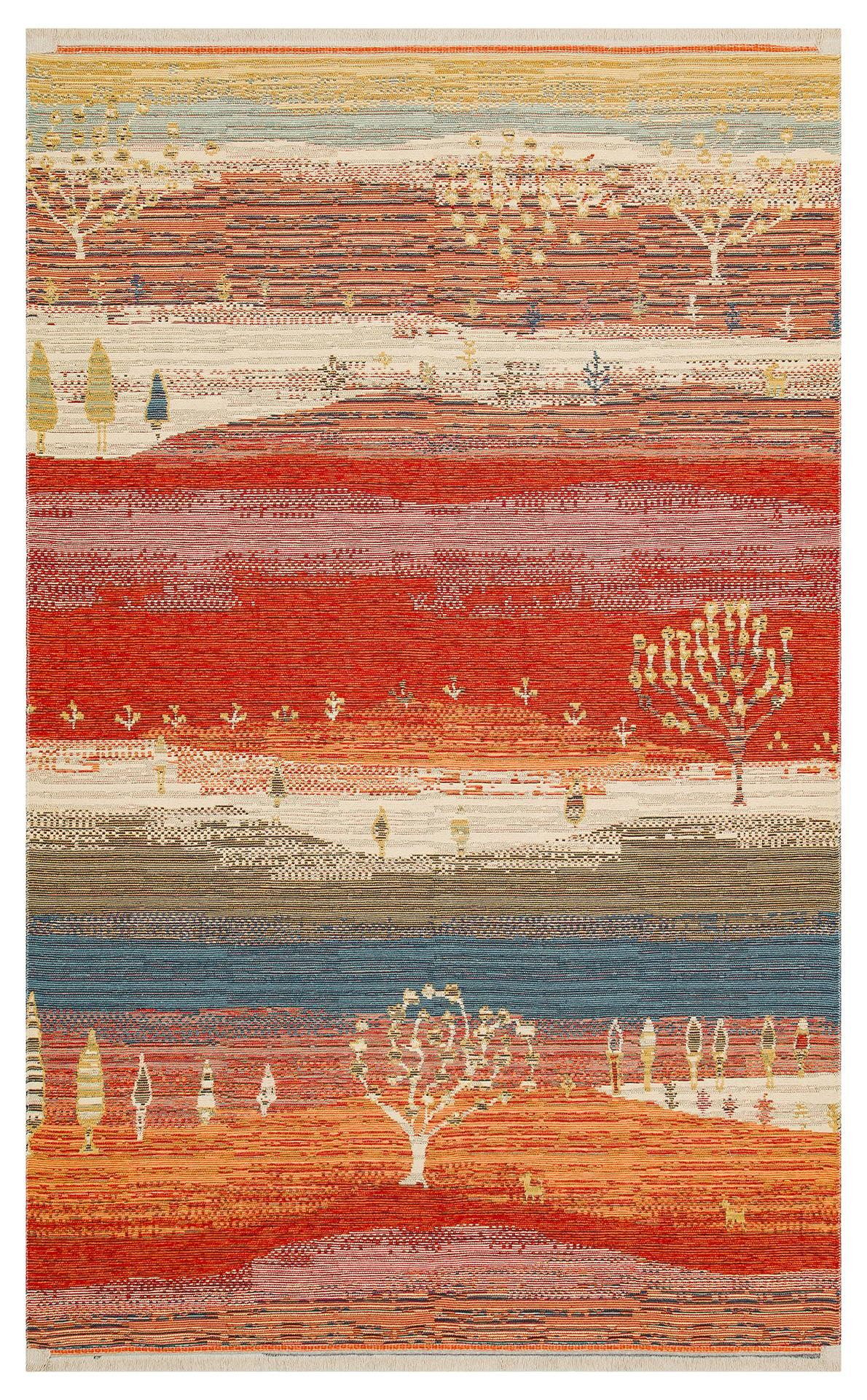 NOMAD NMD 12 TERRA Yıkanabilir, Çift Taraflı Kullanıma Uygun Yumuşak Tuşeli Otantik Kilim