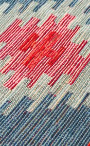 NOMAD NMD 04 NAVY Yıkanabilir, Çift Taraflı Kullanıma Uygun Yumuşak Tuşeli Otantik Kilim