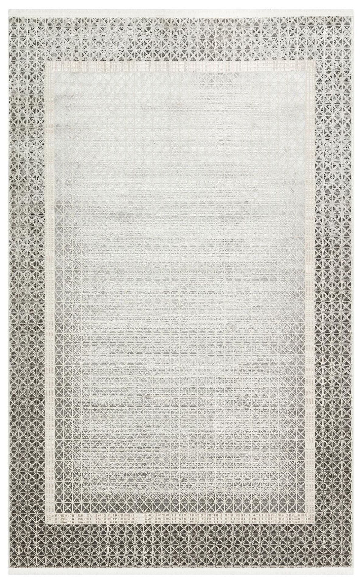 Eko Halı LISBON NEW LS 06 ANTRASIT SILVER NW Parlak Dokulu Modern Desenli Renkli Metalik Işıltılı Makine Halısı