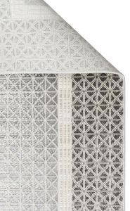 Eko Halı LISBON NEW LS 06 ANTRASIT SILVER NW Parlak Dokulu Modern Desenli Renkli Metalik Işıltılı Makine Halısı
