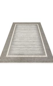 Eko Halı LISBON NEW LS 06 ANTRASIT SILVER NW Parlak Dokulu Modern Desenli Renkli Metalik Işıltılı Makine Halısı