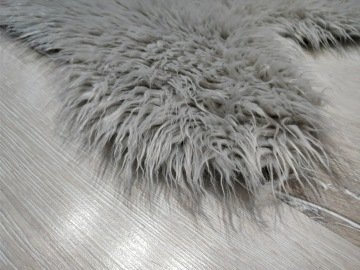 YamalıHome Peluş Halı APost Gri  75x100cm Post Halı