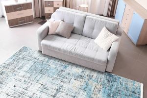 Eko Halı Verona VR03 Gri Mavi XW  Salon Halısı 160x230 cm