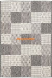 MONO MNO 01 GREY Hav Toz Vermez Kaymaz Tabanlı Şık Kilim