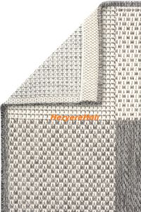 MONO MNO 01 GREY Hav Toz Vermez Kaymaz Tabanlı Şık Kilim