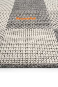 MONO MNO 01 GREY Hav Toz Vermez Kaymaz Tabanlı Şık Kilim