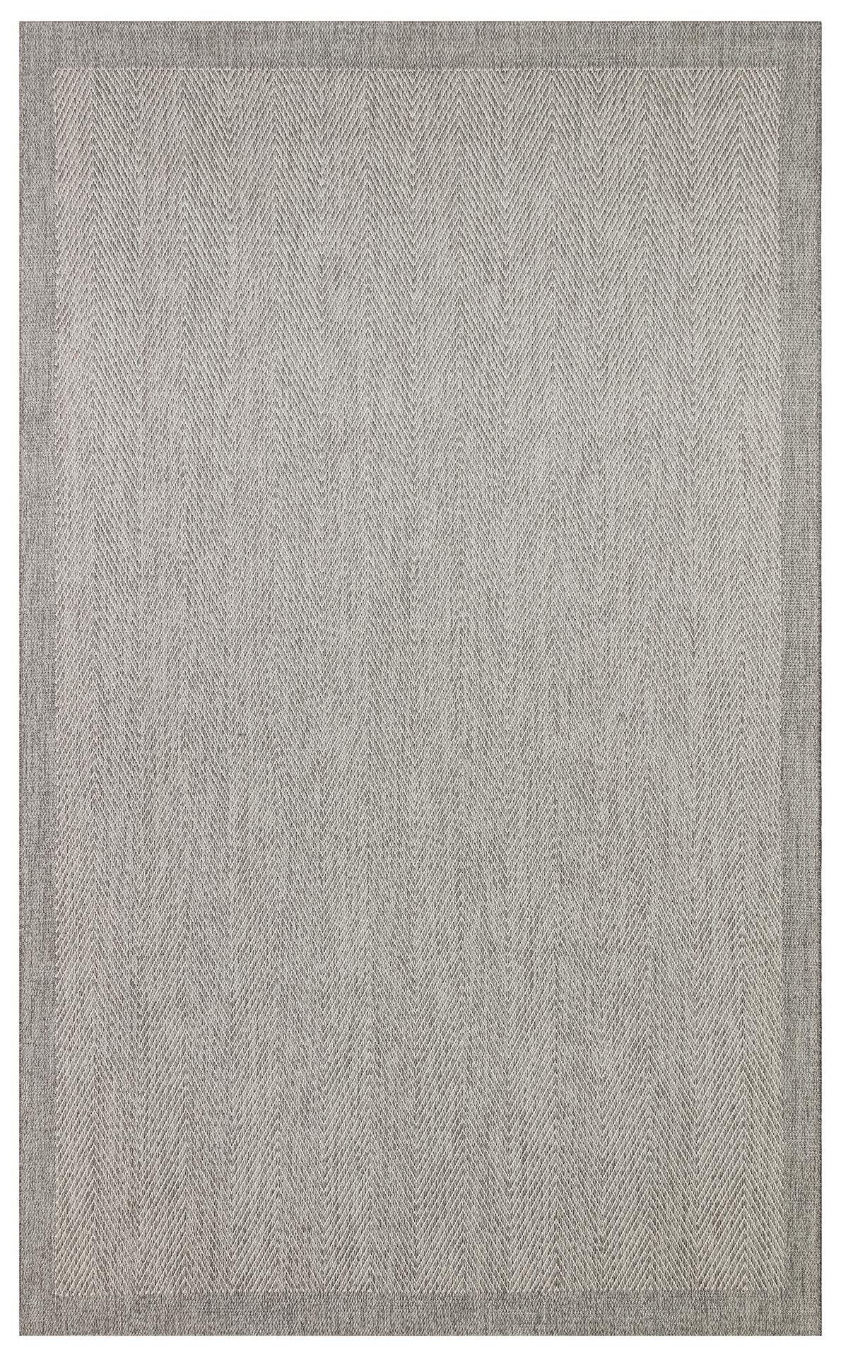 MONO MNO 02 GREY Hav Toz Vermez Kaymaz Tabanlı Şık Kilim