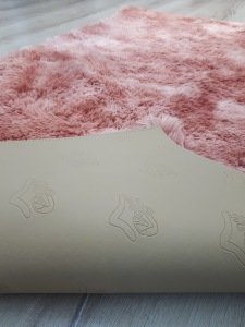 Doğuş Batik Tavşan Tüyü Pembe Post Halı 80x140 cm