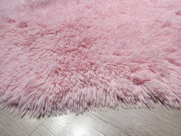 Doğuş Tavşan Tüyü Pembe 2K Post Halı 140x200 cm