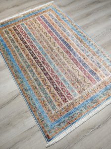 Yamalı Home 037 Renkli-Kuka 160x230 cm Saçaklı Kilim