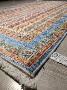 Yamalı Home 037 Renkli-Kuka 160x230 cm Saçaklı Kilim