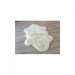 Doğuş Tavşan Tüyü Krem Post Halı 80x140 Peluş Halı