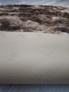 Doğuş Batik Tavşan Tüyü Kahve140x140cm Yuvarlak Halı