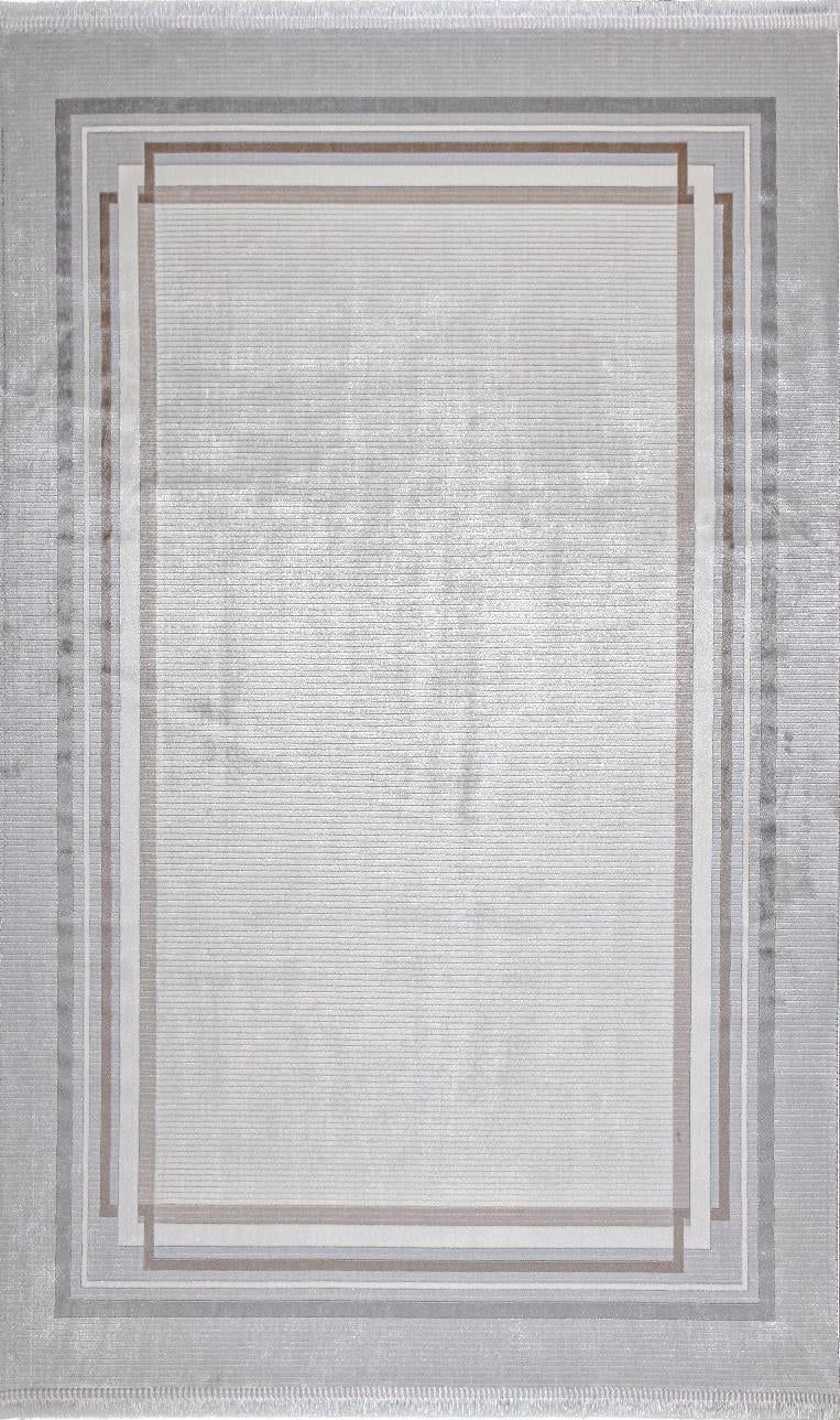 Yamalı Home FONEKS HALI Alina 487A Gri Kahve 160x230 cm