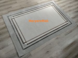 Yamalı Home FONEKS HALI Alina 487A Gri Kahve 160x230 cm