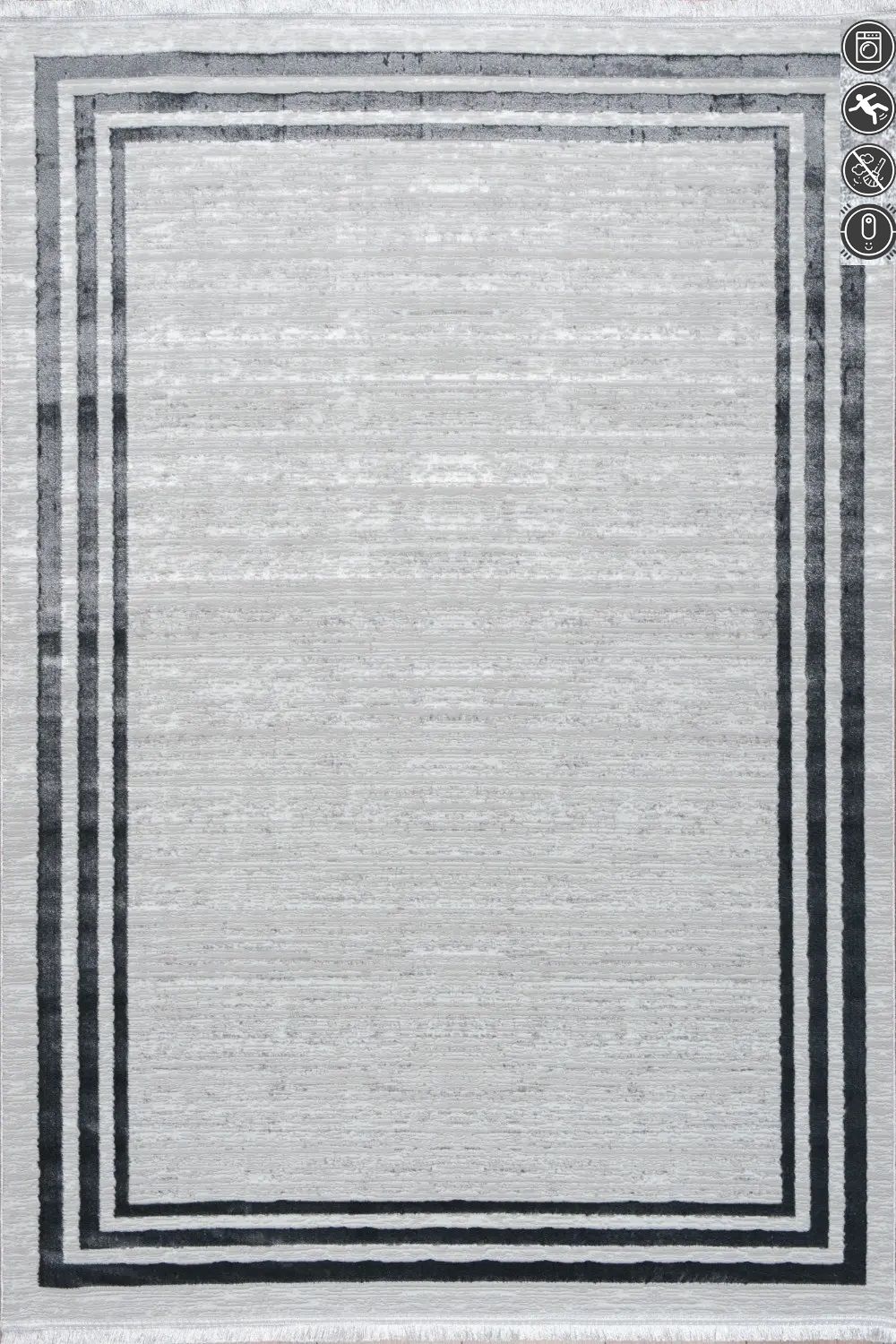 FONEKS DECO HALI MİLENA Hav Toz Vermez Yıkanabilir Kaymaz İnce Dokuma Modern Halı