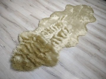 YamalıHome Peluş Halı APost Karamel 75x200cm Post Halı