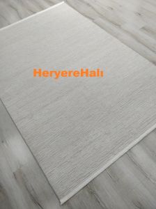 EKO HALI SHADE SHD PLAIN KREM Sade ve Modern Akrilik Makine Halısı 160x230 cm