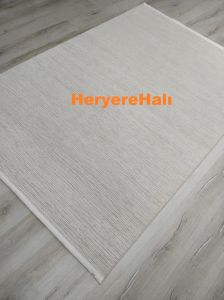EKO HALI SHADE SHD PLAIN KREM Sade ve Modern Akrilik Makine Halısı 160x230 cm