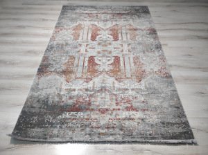 Armis Halı Fuga A412B Gri Tarçın Salon Halısı 150x233 cm