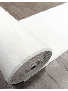 Yamalı Home Yapay Kuzu Post Kesme Yolluk Beyaz 80 cm