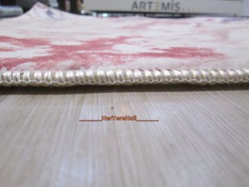 Sarar Butik Ebruli Lila Kaymaz Kesme Halı 120x180 cm