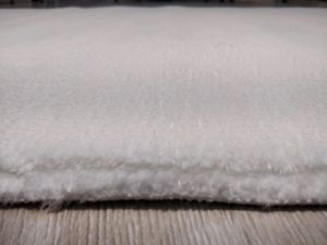 Yamalı Home Yapay Kuzu Post Kesme Yolluk Beyaz 100 cm