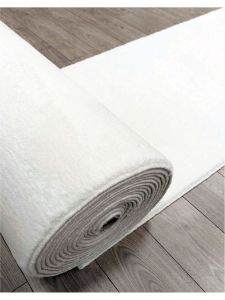 Yamalı Home Yapay Kuzu Post Kesme Yolluk Beyaz 100 cm